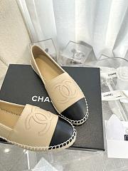 Chanel Loafer Beige And Black - 4