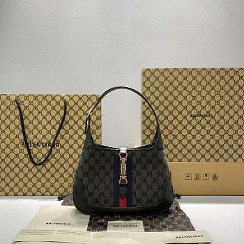 Balenciag & Gucci Jackie 1961 GG Shoulder Bag 2268