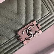Chanel Boy Bag 20CM Green 67086 - 4