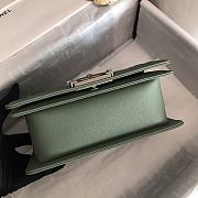 Chanel Boy Bag 20CM Green 67086 - 3