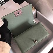 Chanel Boy Bag 20CM Green 67086 - 2