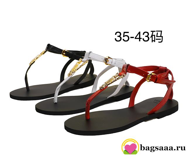 Versace Flat Sandals - 1