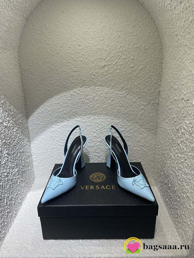 Versace Heels Light Blue  - 1