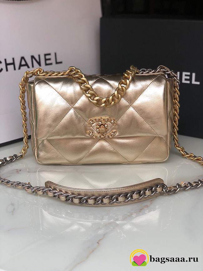 Chanel 19 Bag 26cm Gold - 1