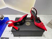 Versace Crystal Heels Red - 4