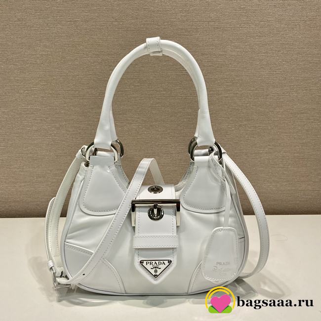 Prada Moon Hand Bag White - 1