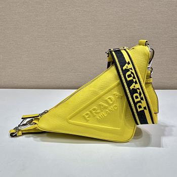 Prada Triangle Crossbody Bag 2VH155 Yellow