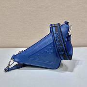 Prada Triangle Crossbody Bag 2VH155 Blue - 1