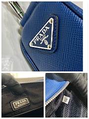 Prada Triangle Crossbody Bag 2VH155 Blue - 6