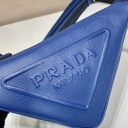 Prada Triangle Crossbody Bag 2VH155 Blue - 5