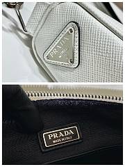 Prada Triangle Crossbody Bag 2VH155 White - 6