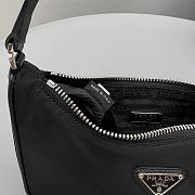 Prada Nylon Hobo Bag Black - 5