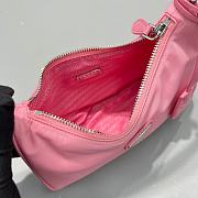 Prada Nylon Hobo Bag Pink - 3