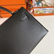 Hermes Mini Kelly Bag 19cm Black - 3