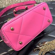 Valentino Garavani One Stud Handbag 21cm Pink - 2