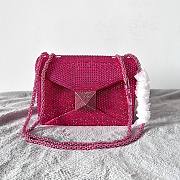 Valentino Onestud Crossbody Bag Pink - 1