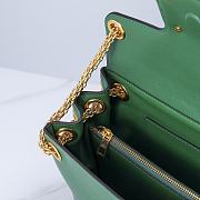 Valentino Garavani Stud Sign Bag Green - 5