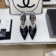 Chanel Pearl Heels - 6