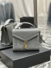 YSL Cassandra Bag Grey 24cm - 1