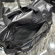 YSL Nylon Travel Bag Black  - 5