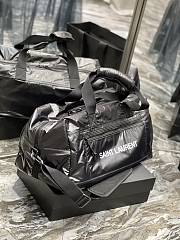 YSL Nylon Travel Bag Black  - 2