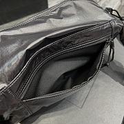 YSL Nylon Waist Bag Black - 6