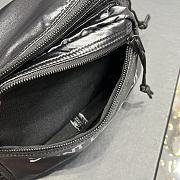 YSL Nylon Waist Bag Black - 5