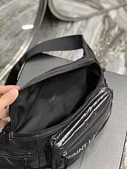 YSL Nylon Waist Bag Black - 3