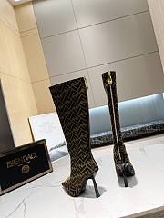 Fendace Fendi X Versace Boots Heels 10.5cm - 4