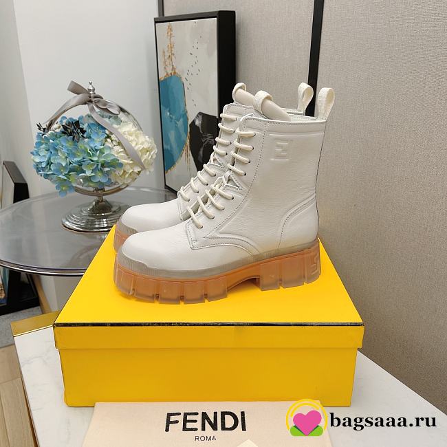 Fendi Boots 5cm White - 1