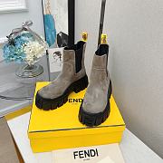 Fendi Boots 5cm Grey - 4