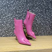 Valentino Boots Heels 8CM Pink - 4