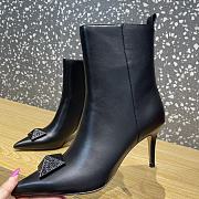 Valentino Boots Heels 8CM Black - 3