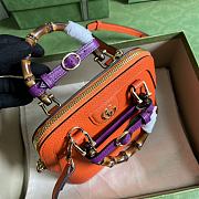 Gucci Diana Bamboo Mini HandBag Orange - 4