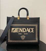 FENDACE FENDI X VERSACE TOTE BAG - 1