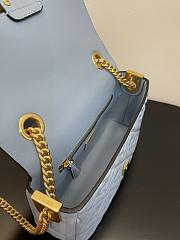 Fendi Baguette Crossbody Bag 24cm Blue - 4