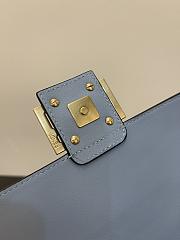 Fendi Baguette Crossbody Bag 24cm Blue - 5