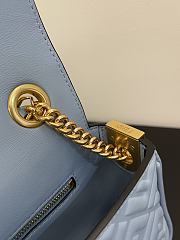Fendi Baguette Crossbody Bag 24cm Blue - 6