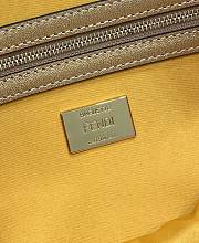 Fendi Baguette Gold Sequin And Leather Bag - 2