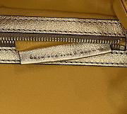 Fendi Baguette Gold Sequin And Leather Bag - 6