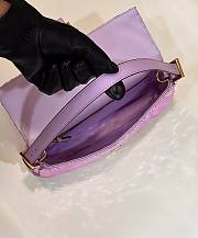 Fendi Baguette Lilac Sequin And Leather Bag - 4