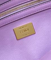 Fendi Baguette Lilac Sequin And Leather Bag - 3