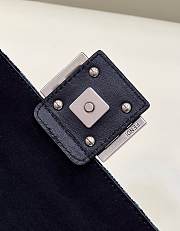 Fendi Baguette Crossbody Bag 24cm Dark blue - 4