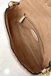 Fendi Baguette Crossbody Beige Sheepskin Bag 02 - 4