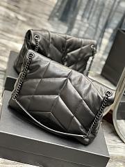 YSL Puffer Handbag 35cm Black - 3
