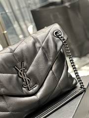 YSL Puffer Handbag 35cm Black - 6