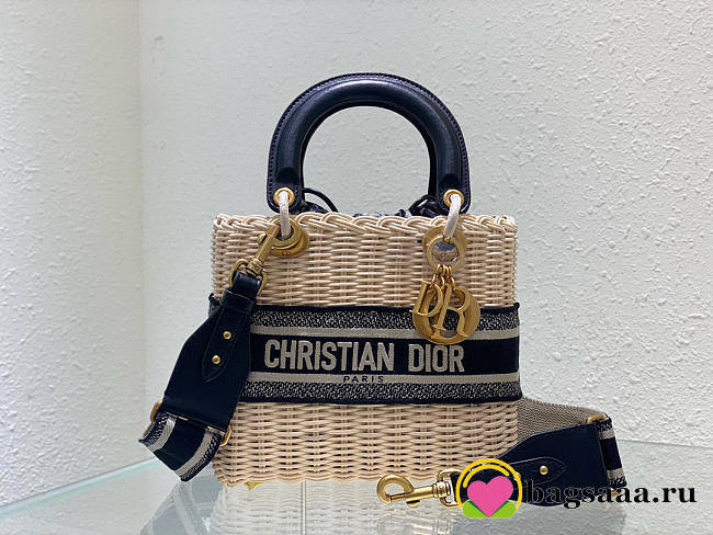 Dior Lady Oblique Bag 24cm - 1