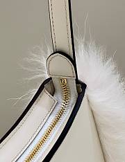 Fendi O-Lock Clutch Bags White - 3