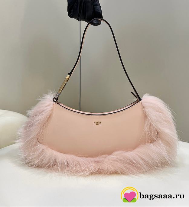 Fendi O-Lock Clutch Bags Pink  - 1