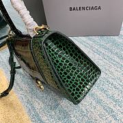 Balenciaga Hourglass Handbaag 23cm Green - 4